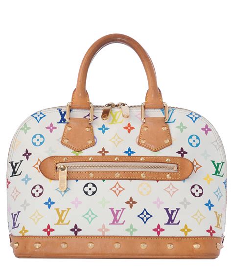 louis vuitton white multicolor bag|louis vuitton colorful bag.